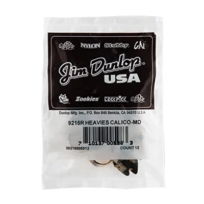 Image de Jim Dunlop Pouces calico medium sachet de 12