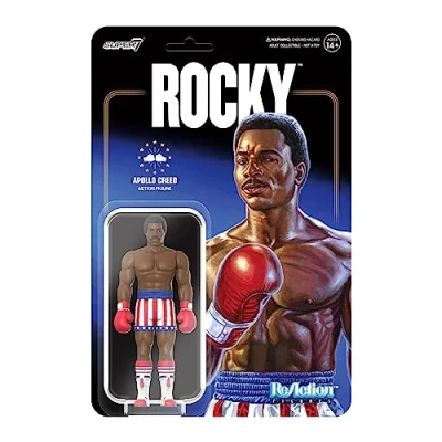 Image de Super7 Rocky Reaction Figurine Apollo Creed 10 cm