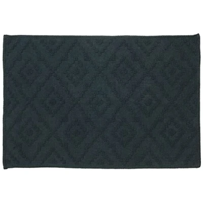 Image de Sealskin Aztec Tapis de bain 60x90 cm Coton Vert foncé