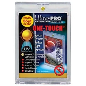 Image de Ultra Pro E 81909 UV Support magnétique One Touch 55pt Mixte, Transparent, 2 1/2&quot; X 3