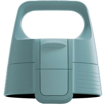 Image de Sigg WMB ONE Top 2 Morning Blue couvercle (taille unique), pièce de rechange pour bouteille, bouchon étanche qui s&#039;ouvre d&#039;une seule main