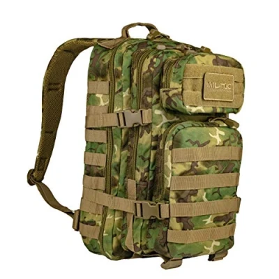 Image de Mil Tec Miltec Sac À Dos Us Assault Pack Grand W/L Arid, a Unisex, Noir, Taille Unique