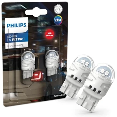 Image de Philips Ultinon Pro3100 LED lampe de signalisation automobile (W21W red)