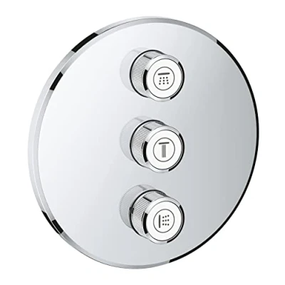Image de Grohe 29122000 Grohtherm Smartcontrol Panneau de Contrôle 3 Sorties, Chrome