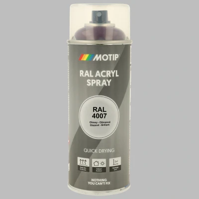 Image de MOTIP 07125 Vernis / laque RAL aérosol 4007 400ml