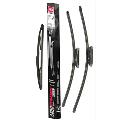 Image de HQ AUTOMOTIVE Lot de 3 balais d&#039;essuie glace pour Citroën C3 Picasso à partir 2010, DS3 2015, modèles : AD61 427, HQ11