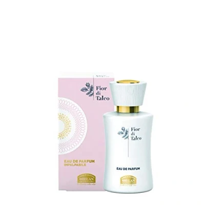 Image de Helan, Fior di Talco Parfum Femme, Eau de Longue Durée Femme avec Extraits Fleurs Mauve, Huiles Coton et Riz 4 5 Heures, 50 ml Parfums Made in Italy
