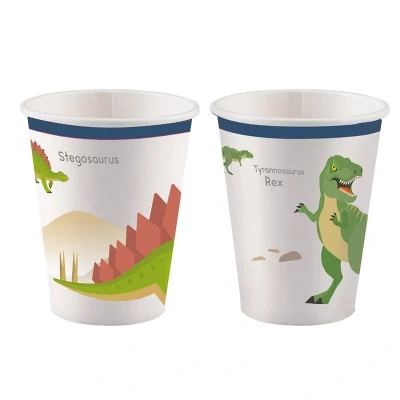 Image de Gobelets Happy Dinosaure 250ml 8 pièces