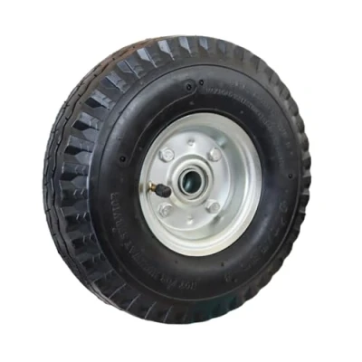 Image de Linxor Roue Gonflable pour Chariot 26 x 8.5 cm, axe 16 mm Noir