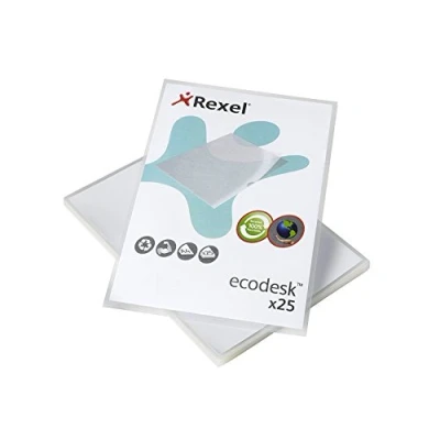 Image de Rexel Ecodesk Pochette Coin A4 Transparent RX27166