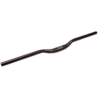 Image de M Wave MTB Rise Guidon en Aluminium, Mixte, 14035001, Mattschwarz eloxiert, 700 mm