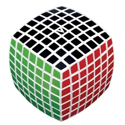 Image de V Cube 7 x White Pillow , Professional, Fast, and Smooth Speed Puzzle Fidget Toy