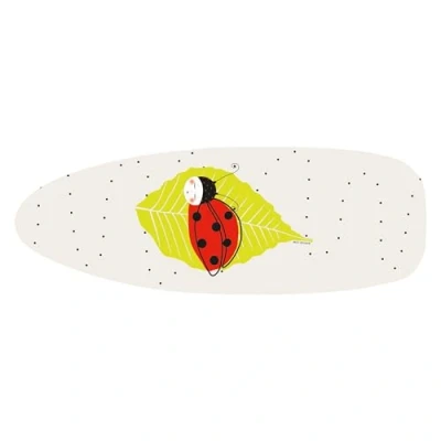 Image de MSV, Housse de Rechange pour Table à Repasser 100% Coton avec Cordons, Universelle, Rembourrage en Polyester, Lavable 40 , Coccinelle, 145x61cm