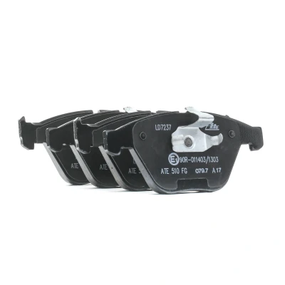 Image de ATE Ceramic 13.0470 7237.2 Jeu de plaquettes frein préparé pour indicateur d&#039;usure, contact signal d&#039;usure exclu BMW: 3 Berline, Touring