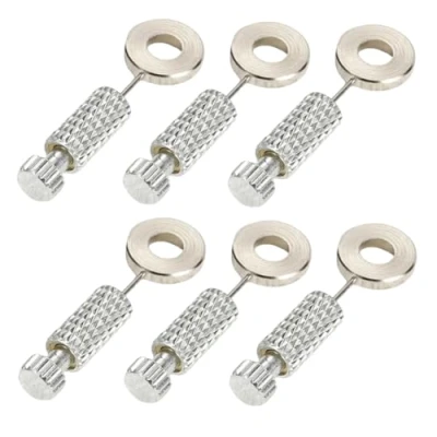 Image de Joselin Lot de 6 aiguilles positionnement couture pour cuir Outil bricolage Aiguille fixation 12 mm