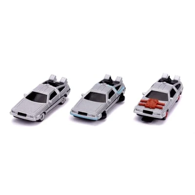 Image de Nano DMC Back to The Future 3 Car 1 Set Grey Hollywood Rides 1975
