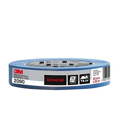 Image de Ruban adhésif de masquage Scotch Super, 24 mm x 50 m Qualité Expert Plus, bleu