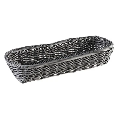 Image de APS corbeille à couverts 27 x 10 cm, H: 4,5 cm Polypropylen, anthrazit