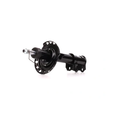 Image de RIDEX 854S0033 Amortisseur Essieu avant gauche Pression de gaz Système bitube Jambe suspension Goujon en haut, Plaque bas