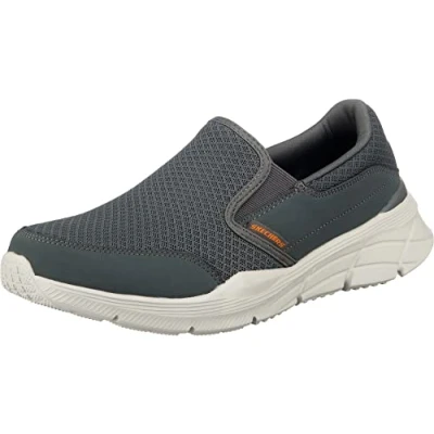 Image de Skechers Sport Equalizer 4.0 Mocassins Charcoal mesh/pu/orange, Homme, Taille: 42, mesh/pu/orange Tissu / matière synthétique
