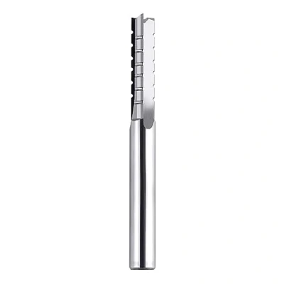 Image de SpeTool 3 Flûte Fraise Droite en Carbure de Tungstène CNC 8 mm Diamètre 32 Longueur coupe à queue Contreplaqué pour le Travail du Bois
