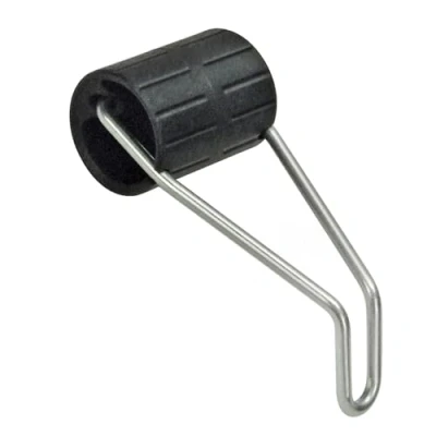 Image de KlickFix Farradtasche R+K Lampenhalter für Gabelbrücke Support pour Lampe à Piles Mixte, Noir