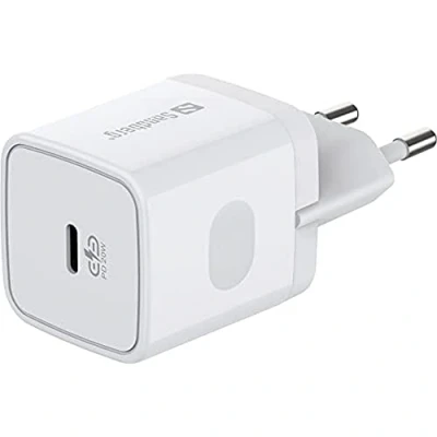 Image de Sandberg USB C AC Charger PD20W, Chargeur C, Connecteur De Charge Rapide pour Appareils Prise d&#039;alimentation UE, Téléphone Portable, Appareil Photo, Tablette, Smartphone