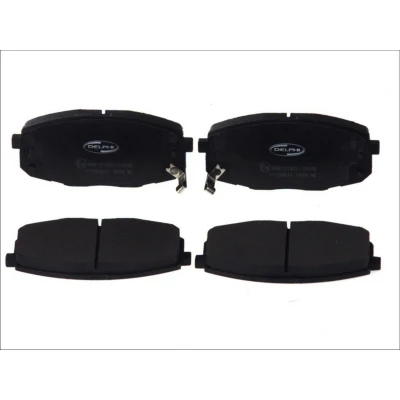 Image de DELPHI LP1819 Jeu de plaquettes frein avec indicateur d&#039;usure tôle anti bruit sans accessoires HYUNDAI: i30 I Break, 3/5 portes