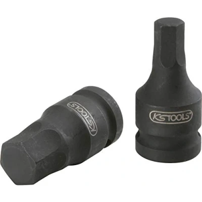 Image de KS TOOLS 515.1588 Douille à choc 50 5,0 10 (3/8&quot;) héxagonal intérieur