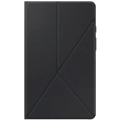 Image de Coque Samsung Galaxy Tab A9 de protection pour tablette portefeuille Noir Similicuir Housse