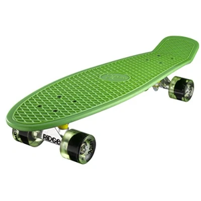 Image de Ridge Retro 27 Skateboard complet Vert/Vert Transparent 27&#039;&#039; x 7,5&#039;&#039; 69 cm