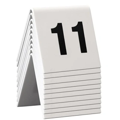 Image de Securit TN 21 30 WT Plaque de table numérotée 4 x 5 cm