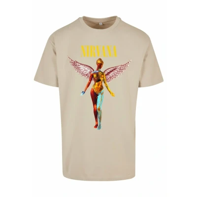 Image de Upscale by Mister Tee IN Utero Oversize Tshirt imprimé, Homme, Taille: Large, Wet sand
