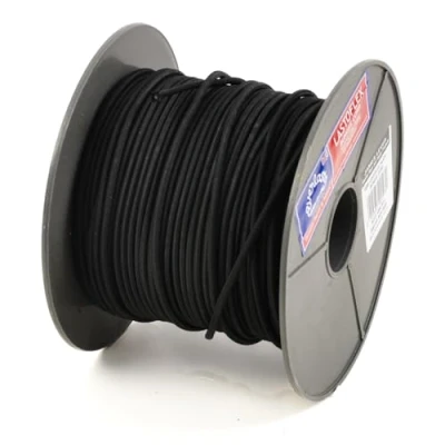 Image de EVERLASTO Lastoflex Corde élastique Anti Chocs Noir 4 mm x 10 m