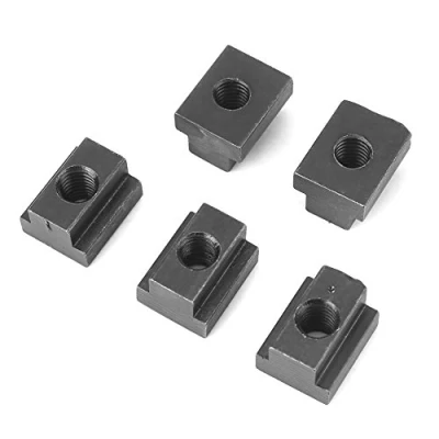 Image de Écrous T Slot M8 / M10 Finition en Oxyde Noir Enfiler dans les Rainures des Tableaux de Machines outils (M8)