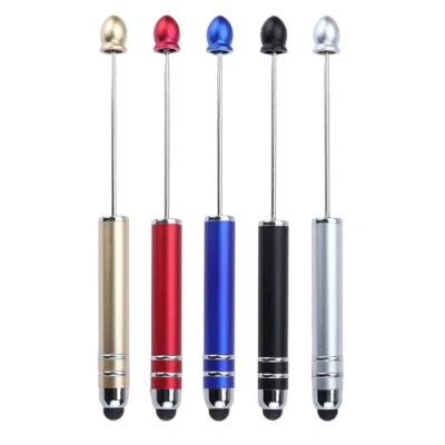 Image de LEEINTO Stylo à Bille Stylet 3 en 1, Perles avec Pointe de Stylet, Signature Bureau, écriture Fluide pour Femmes et Hommes