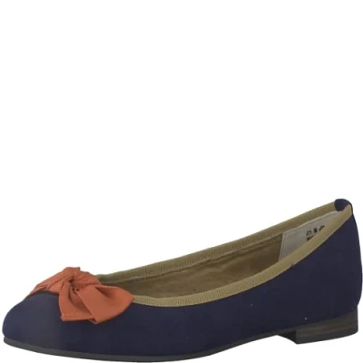 Image de MARCO TOZZI Ballerines by Guido Maria Kretschmer 2 22195 42 Femme, Bleu Marine Multi 2023, 38 EU