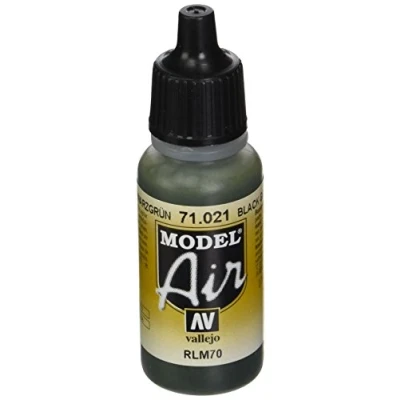 Image de Vallejo Model Air Flacon de peinture acrylique 17 ml noir/vert