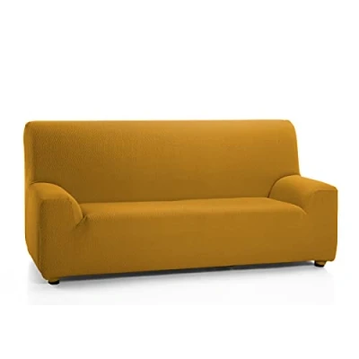 Image de Martina Home Tunez housse de canapé élastiquée 1 Place Plaza (70 110 cm) Jaune moutarde