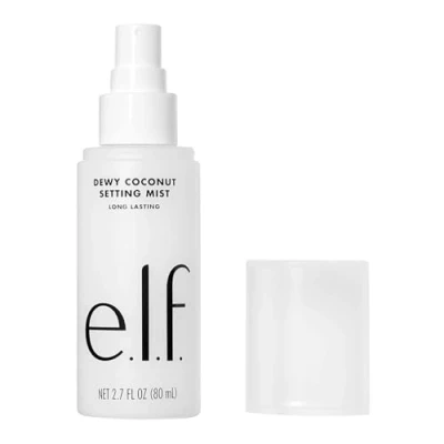 Image de e.l.f. Dewy Brume fixante à la noix de coco, spray maquillage, hydrate et revitalise peau, 80 ml