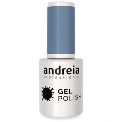 Image de Andreia Vernis Gel Semi Permanent pour Lampe UV/LED à Ongles Couleur Intense Tenue 4 Semaines French Manucure 300 Bleu Nuances de Vert 10 ml