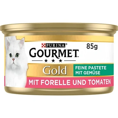 Image de Purina GOURMET Gold Feine Pastete,Chat Nourriture humide, 12er Pack (12 x 85 g Dose)