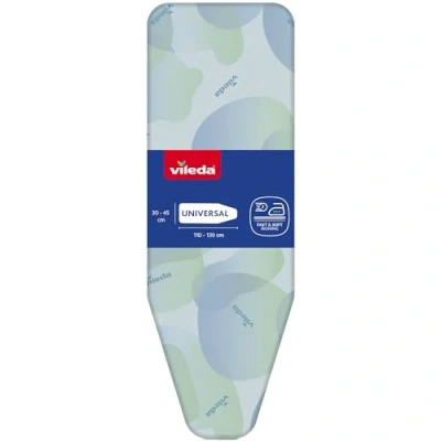 Image de Vileda 172217 Housse de planche à repasser 2 en 1 qualité supérieure, adaptée aux planches 110 130 x 30 45 cm, ‎bleu / vert