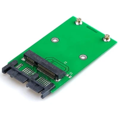 Image de CY Mini PCI E mSATA SSD ¨¤ 1,8 &quot;Micro SATA 7 + 9 Adaptateur 16 broches Ajouter sur les cartes PCBA pour disque dur