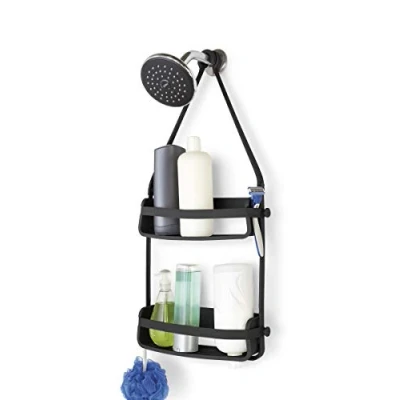 Image de Umbra Flex organiseur de douche à suspendre, Noir