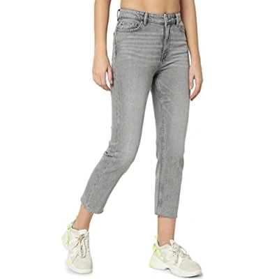 Image de ONLY Onlemily Life Hw St RW CP AK Nas027 Noos Pantalons Femme Gris denim W28