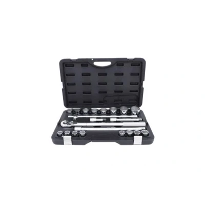 Image de KS TOOLS 911.0721 Jeu de douilles Acier chrome vanadium 3/4 avec fonction crantage à tête carrée