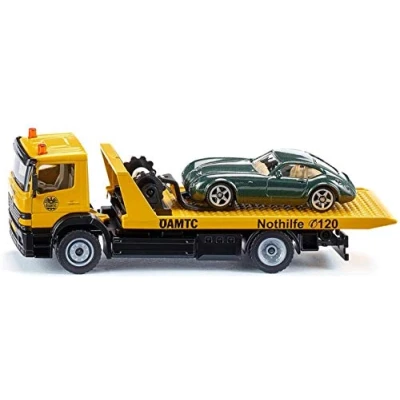 Image de Siku 2712038 ÖAMTC Remorque Autriche, 1:55, métal/Plastique, Jaune, Fonctions fidèles à l&#039;original, Voiture Jouet remorquer Incluse