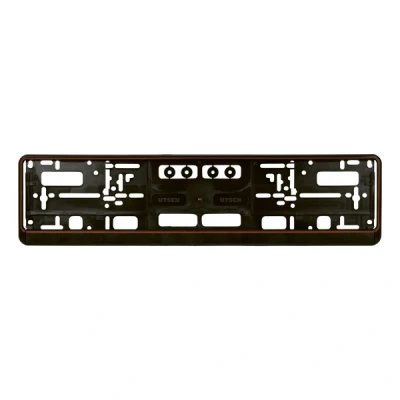 Image de CARPOINT 1303902 Porte plaques d&#039;immatriculation noir sans cadre