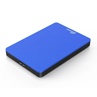 Image de Sonnics 320 GO Bleu Disque dur externe portable USB 3.0 Super rapide Vitesse de transfert pour une utilisation avec un PC Windows, Apple Mac, Xbox One et PS4